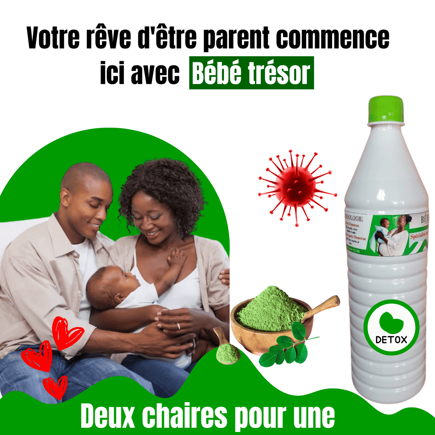 Détox Bébé trésor - Votre rêve d'être parent devient réalité